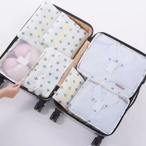 New! Packing Cubes, Travel Luggage Organizers Set with Toiletry Bag (Cactus)